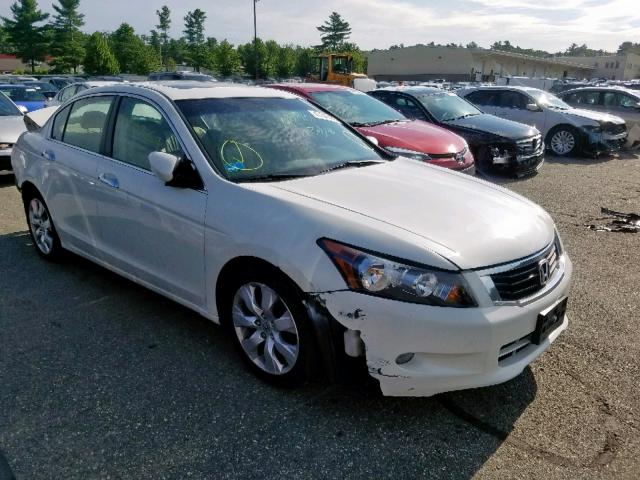 1HGCP368X9A025004 - 2009 HONDA ACCORD EXL WHITE photo 1