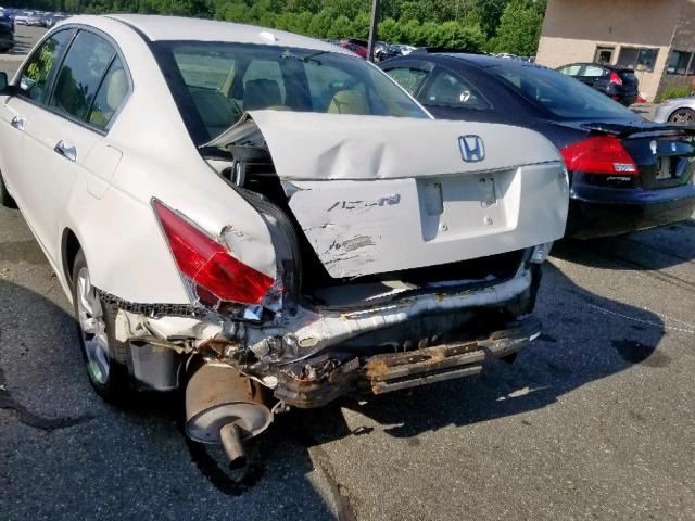 1HGCP368X9A025004 - 2009 HONDA ACCORD EXL WHITE photo 9