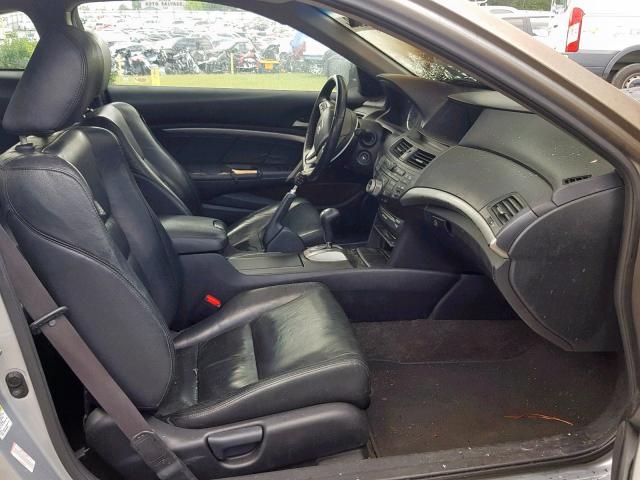 1HGCS1B84BA003479 - 2011 HONDA ACCORD EXL SILVER photo 5