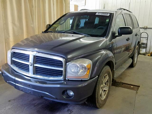 1D4HB48D94F133230 - 2004 DODGE DURANGO SL CHARCOAL photo 2