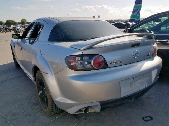 JM1FE17N950158055 - 2005 MAZDA RX8 SILVER photo 3