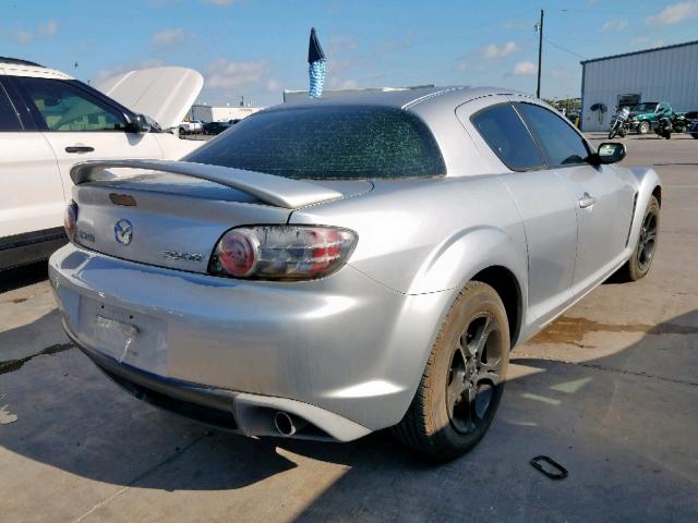 JM1FE17N950158055 - 2005 MAZDA RX8 SILVER photo 4