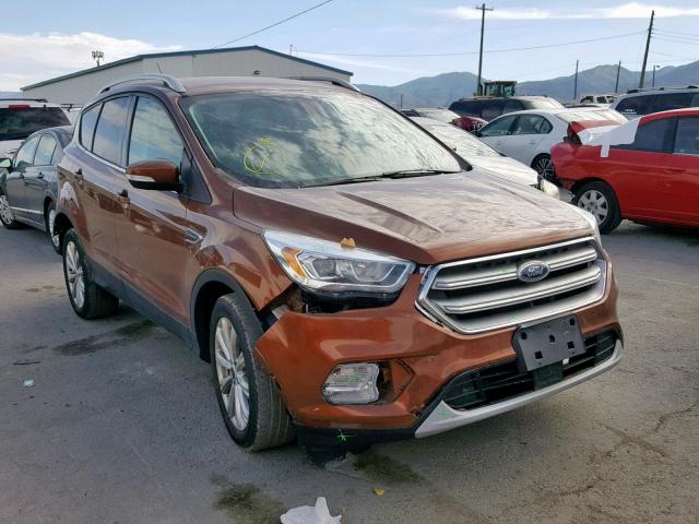 1FMCU9J97HUE08482 - 2017 FORD ESCAPE TIT ORANGE photo 1