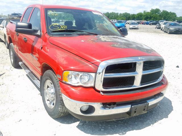 3D7KA28D94G160216 - 2004 DODGE RAM 2500 S წითელი ფოტო 1