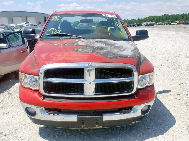 3D7KA28D94G160216 - 2004 DODGE RAM 2500 S წითელი ფოტო 7