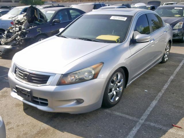 1HGCP36808A037791 - 2008 HONDA ACCORD EXL SILVER photo 2