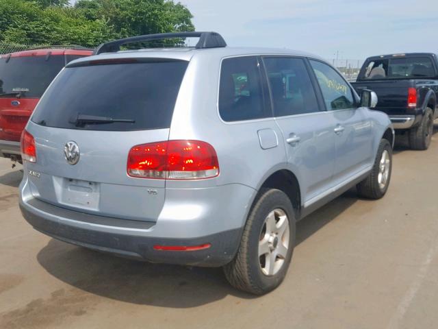 WVGBC77L44D044523 - 2004 VOLKSWAGEN TOUAREG 3. SILVER photo 4