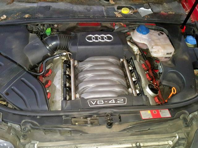 WAUPL68E04A114490 - 2004 AUDI S4 RED photo 7