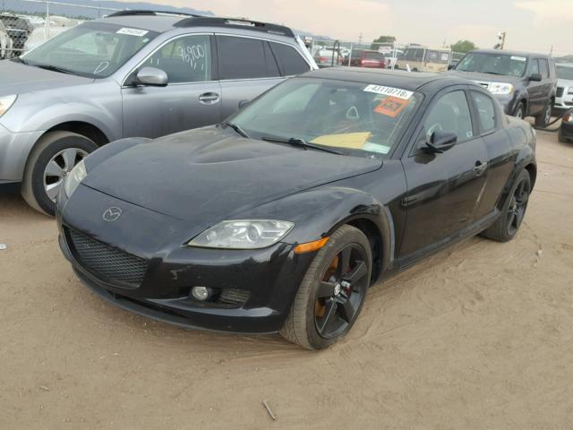 JM1FE173060201309 - 2006 MAZDA RX8 BLACK photo 2