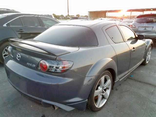 JM1FE173760207141 - 2006 MAZDA RX8 GRAY photo 4