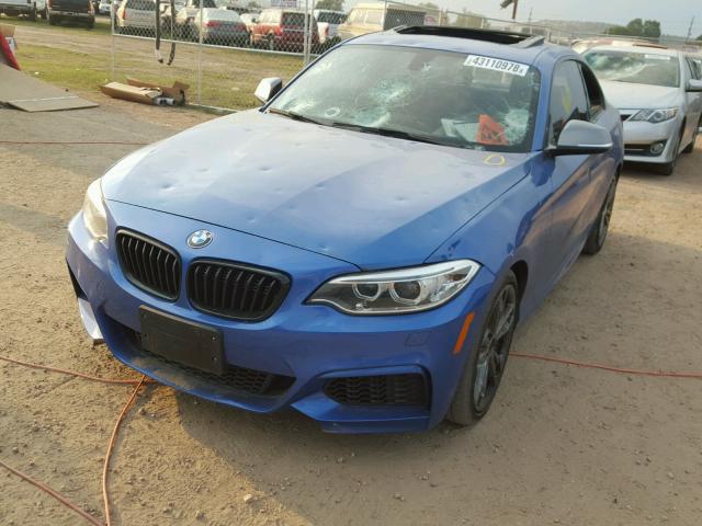 WBA1J9C59FVX98441 - 2015 BMW M235XI BLUE photo 2