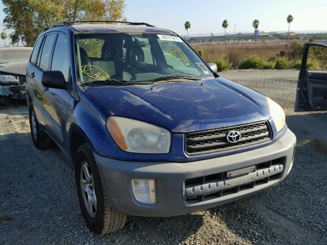 JTEGH20V010036170 - 2001 TOYOTA RAV4 BLUE photo 1