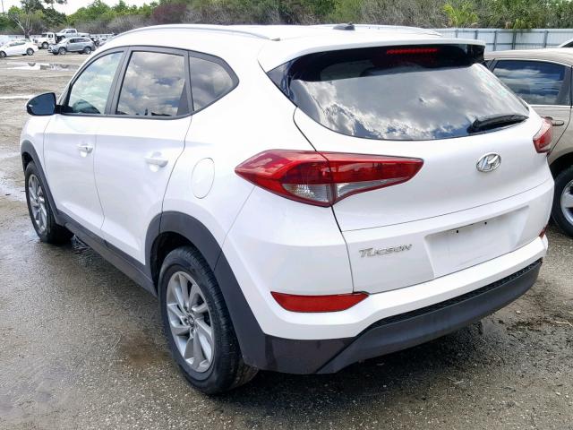 KM8J33A40GU084575 - 2016 HYUNDAI TUCSON LIM WHITE photo 3