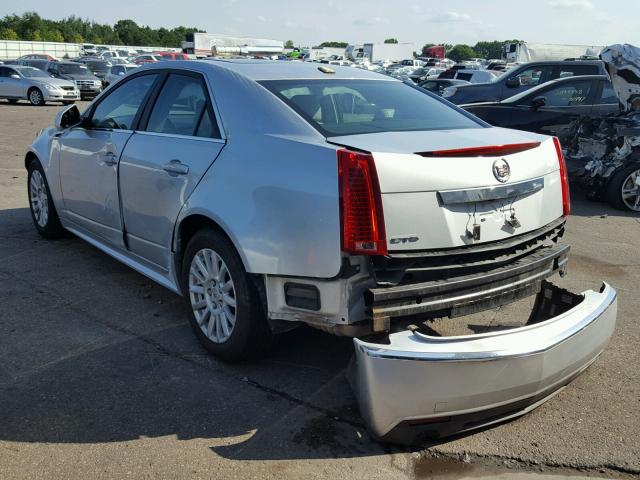 1G6DE5E59D0179460 - 2013 CADILLAC CTS LUXURY GRAY photo 3