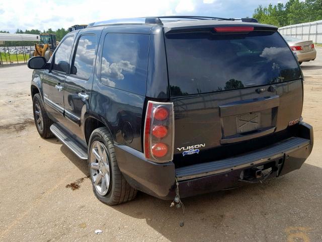 1GKFK63897J401161 - 2007 GMC YUKON DENA BLACK photo 3