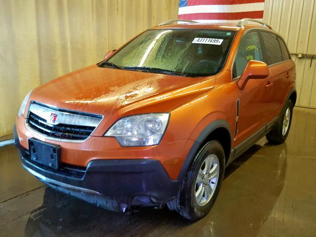 3GSDL43N08S566207 - 2008 SATURN VUE XE ORANGE photo 2