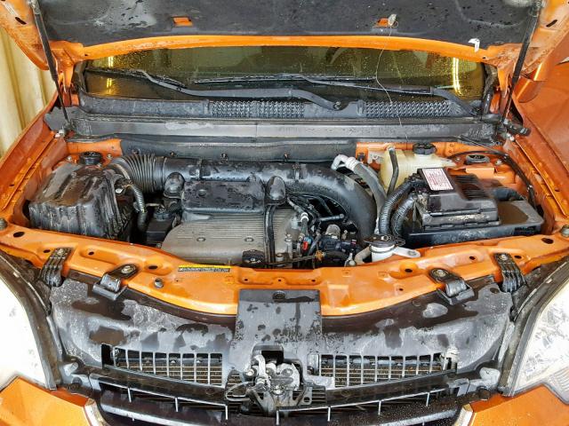 3GSDL43N08S566207 - 2008 SATURN VUE XE ORANGE photo 7