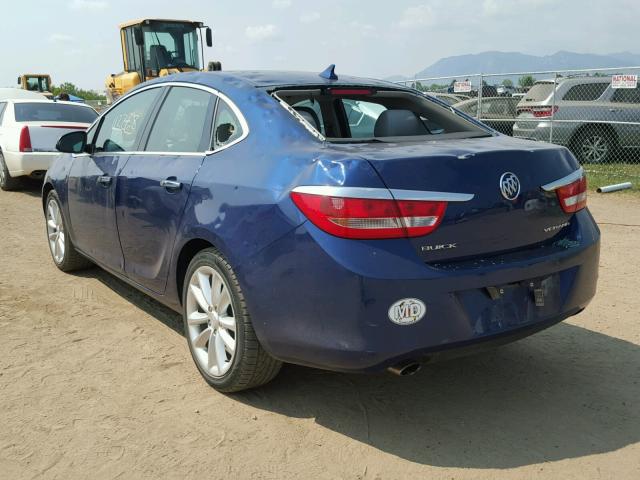 1G4PR5SK0D4122139 - 2013 BUICK VERANO CON BLUE photo 3