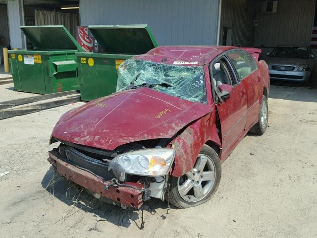 1G1ZU53826F277094 - 2006 CHEVROLET MALIBU LTZ მუქწითელი ფოტო 2