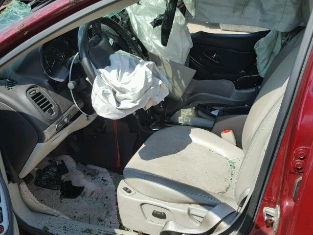 1G1ZU53826F277094 - 2006 CHEVROLET MALIBU LTZ მუქწითელი ფოტო 5