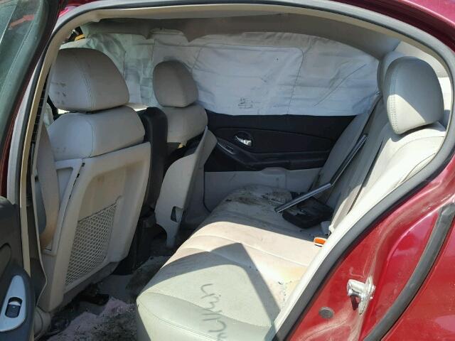 1G1ZU53826F277094 - 2006 CHEVROLET MALIBU LTZ მუქწითელი ფოტო 6