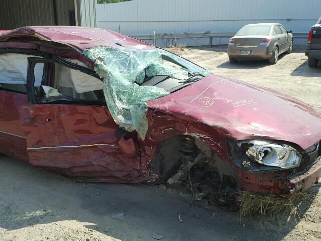 1G1ZU53826F277094 - 2006 CHEVROLET MALIBU LTZ მუქწითელი ფოტო 9