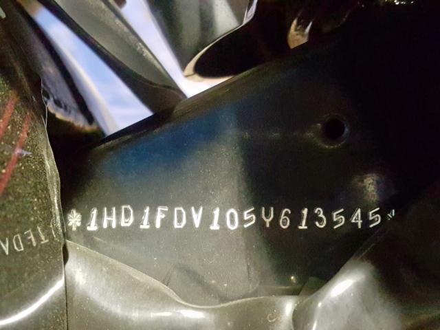 1HD1FDV105Y613545 - 2005 HARLEY-DAVIDSON FLHR BLACK photo 10