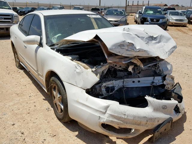 1G3NL52T21C145087 - 2001 OLDSMOBILE ALERO GL WHITE photo 1