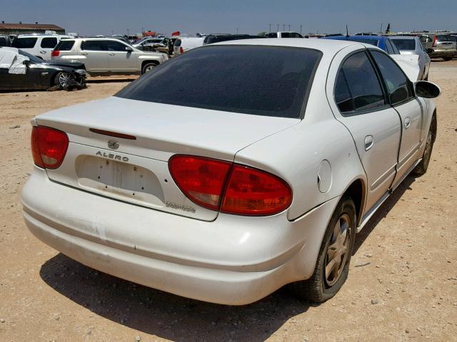 1G3NL52T21C145087 - 2001 OLDSMOBILE ALERO GL WHITE photo 4