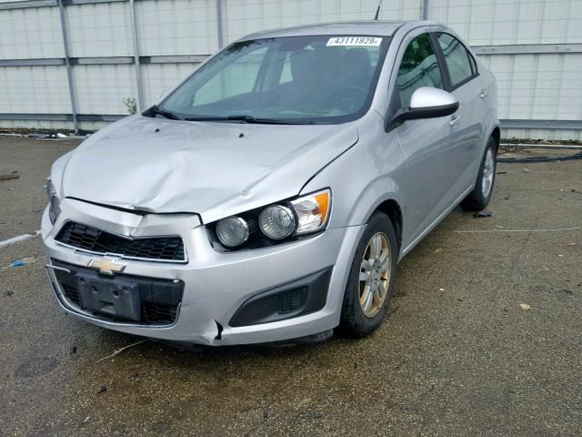 1G1JA5SH9C4137624 - 2012 CHEVROLET SONIC LS GRAY photo 2