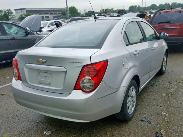 1G1JA5SH9C4137624 - 2012 CHEVROLET SONIC LS GRAY photo 4