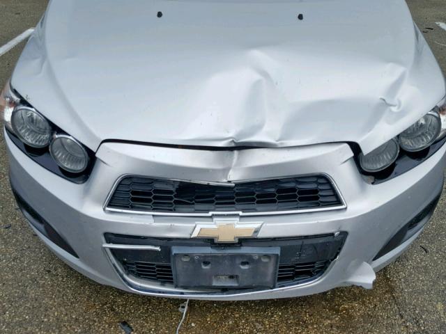 1G1JA5SH9C4137624 - 2012 CHEVROLET SONIC LS GRAY photo 9