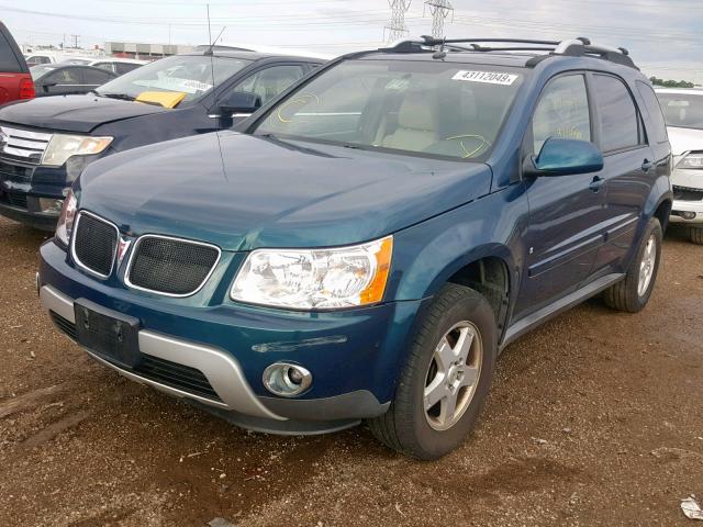 2CKDL73F266027341 - 2006 PONTIAC TORRENT BLUE photo 2