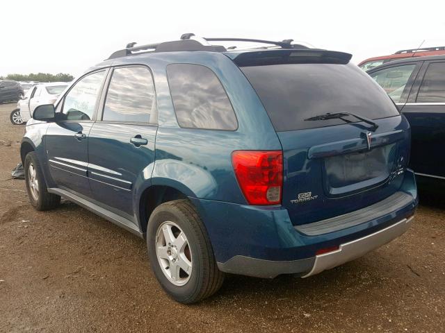 2CKDL73F266027341 - 2006 PONTIAC TORRENT BLUE photo 3