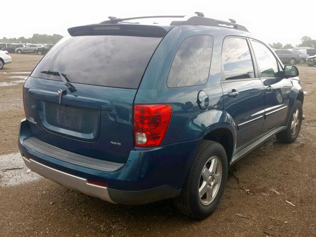 2CKDL73F266027341 - 2006 PONTIAC TORRENT BLUE photo 4