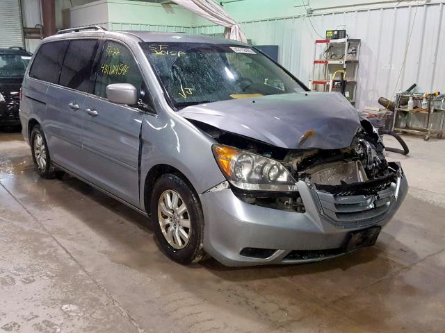 5FNRL38458B115455 - 2008 HONDA ODYSSEY EX SILVER photo 1