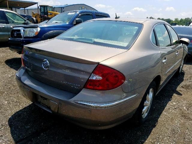 2G4WD582X61249304 - 2006 BUICK LACROSSE C BEIGE photo 4