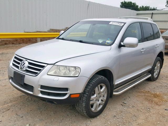 WVGMM77L65D022871 - 2005 VOLKSWAGEN TOUAREG 4. SILVER photo 2