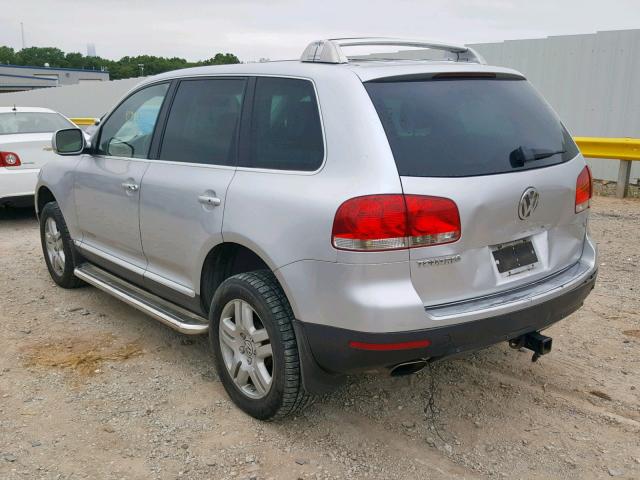 WVGMM77L65D022871 - 2005 VOLKSWAGEN TOUAREG 4. SILVER photo 3