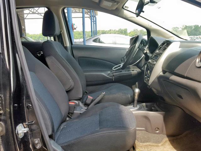 3N1CE2CP3FL368481 - 2015 NISSAN VERSA NOTE BLACK photo 5