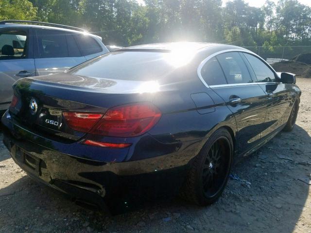 WBA6B4C57DDG67682 - 2013 BMW 650 XI BLACK photo 4