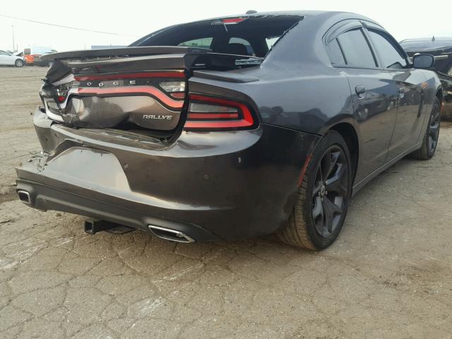 2C3CDXHGXHH622970 - 2017 DODGE CHARGER SX GRAY photo 4