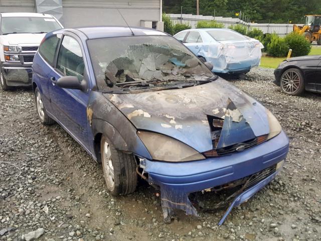 3FAFP31334R100623 - 2004 FORD FOCUS ZX3 BLUE photo 9