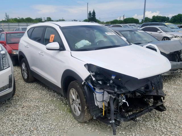 KM8J2CA43KU972216 - 2019 HYUNDAI TUCSON SE WHITE photo 1