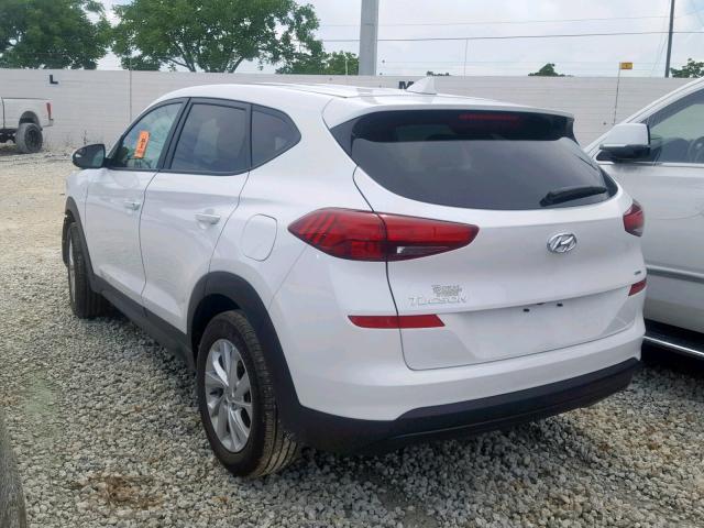 KM8J2CA43KU972216 - 2019 HYUNDAI TUCSON SE WHITE photo 3