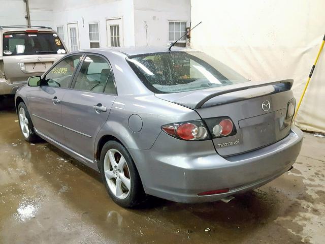 1YVHP80C575M36664 - 2007 MAZDA MAZDA6 GRAY photo 3