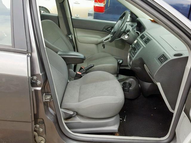 1FAFP37N57W180534 - 2007 FORD FOCUS ZX5 GRAY photo 5