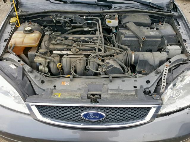 1FAFP37N57W180534 - 2007 FORD FOCUS ZX5 GRAY photo 7
