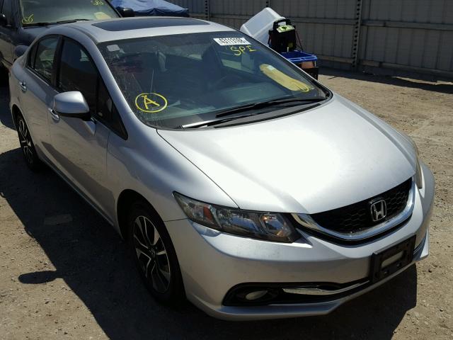 19XFB2F99DE245088 - 2013 HONDA CIVIC EXL SILVER photo 1