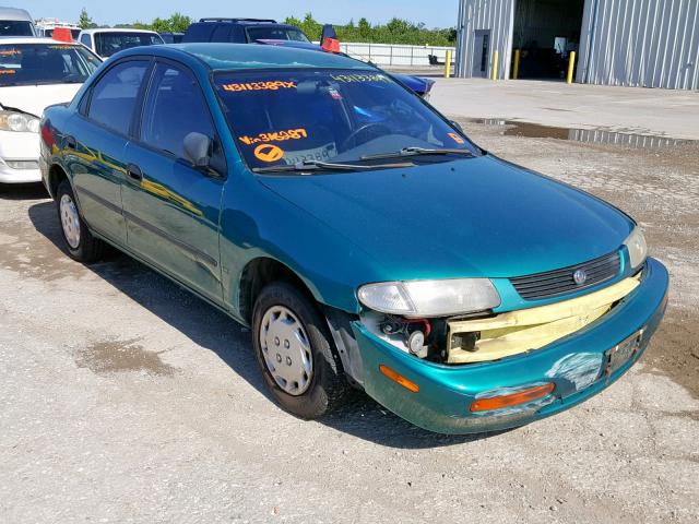 JM1BB1412T0316287 - 1996 MAZDA PROTEGE DX GREEN photo 1